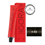 Schwarzkopf Igora Royal Βαφή Μαλλιών 4-63 Καστανό Μεσαίο Μαρόν Ματ 60ml