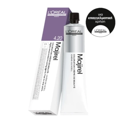 L’Oreal Professionnel Majirel 4.20 Καστανό Ιριζέ Έντονο 50ml