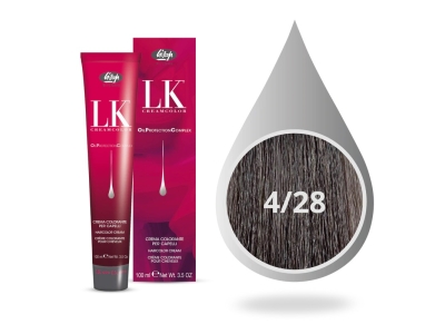 Lisap Milano OPC Βαφή Μαλλιών 4/28 Καστανό Σαντρέ Περλέ 100ml