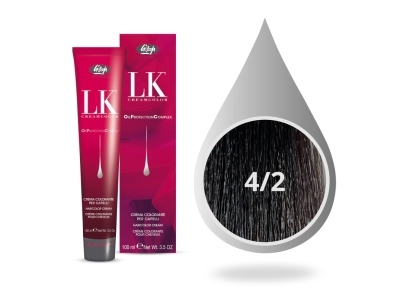 Lisap Milano OPC Βαφή Μαλλιών 4/2 Καστανό Σαντρέ 100ml