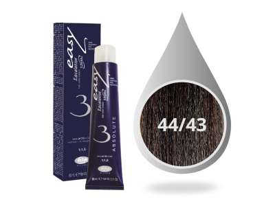 Lisap Milano Βαφή Μαλλιών Absolute 3 Χωρίς Αμμωνία 44/43 Καστανό Μακαντάμια 60ml