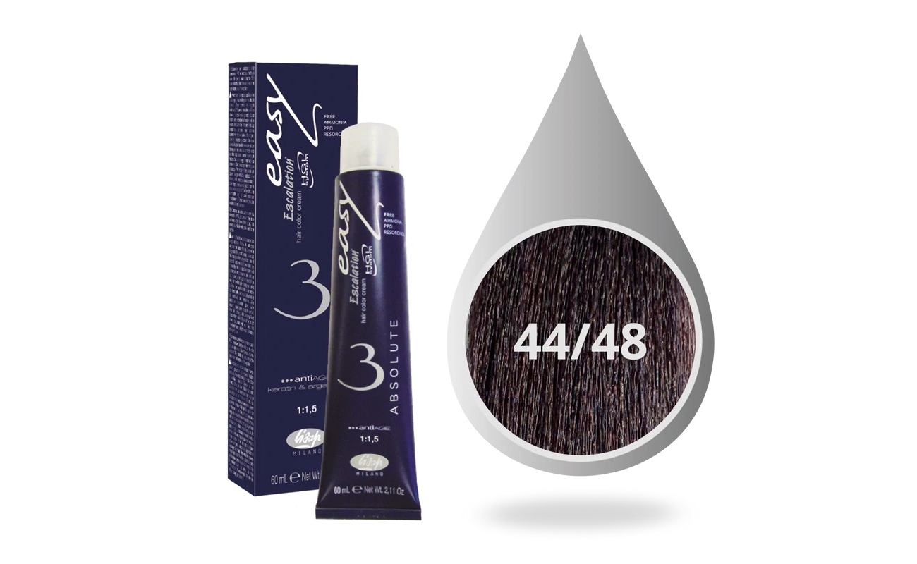 Lisap Milano Βαφή Μαλλιών Absolute 3 Χωρίς Αμμωνία 5/00 Καστανό Ανοιχτό Βαθύ 60ml