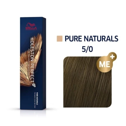 Wella Koleston Βαφή Μαλλιών 5/0 Καστανό Ανοιχτό Φυσικό 60ml