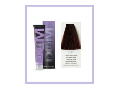 DCM Ammonia Free Βαφή Μαλλιών Brown 5/07 Ανοιχτό Έντονο Καστανό 100ml