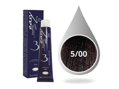 Lisap Milano Βαφή Μαλλιών Absolute 3 Χωρίς Αμμωνία 5/00 Καστανό Ανοιχτό Βαθύ 60ml