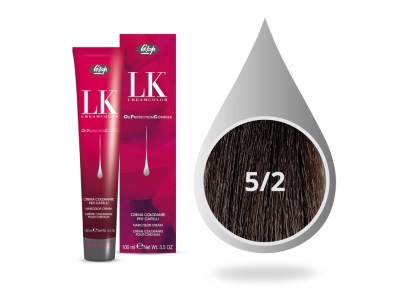 Lisap Milano OPC Βαφή Μαλλιών 5/2 Καστανό Ανοιχτό Σαντρέ 100ml