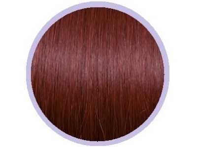 Seiseta Hair Extension Με Δέσιμο Κερατίνης 100% Φυσικό Μαλλί 530 Βαθύ Σκούρο Κόκκινο/1τμχ