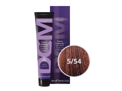 DCM Βαφή Μαλλιών Red 5/54 Καστανό Ανοιχτό Κόκκινο Ακαζού 100ml