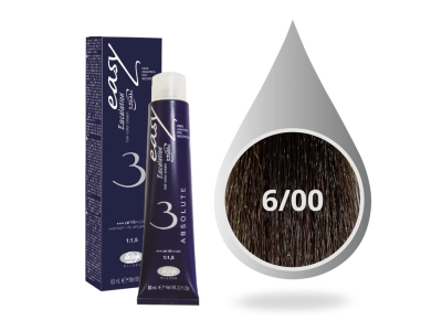 Lisap Milano Βαφή Μαλλιών Absolute 3 Χωρίς Αμμωνία 6/00 Ξανθό Σκούρο Βαθύ  60ml