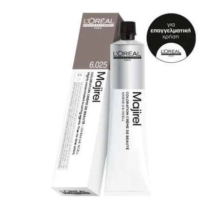L’Oreal Professionnel Majirel 6.025 Ξανθό Σκούρο Φυσικό Ιριζέ Ακαζού 50ml