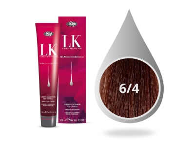 Lisap Milano OPC Βαφή Μαλλιών 6/4 Ξανθό Σκούρο Μαονί 100ml