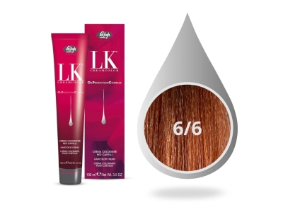 Lisap Milano OPC Βαφή Μαλλιών 6/6 Ξανθό Σκούρο Χάλκινο 100ml