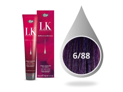 Lisap Milano OPC Βαφή Μαλλιών  6/88 Ξανθό Σκούρο Βιολέ Έντονο 100ml