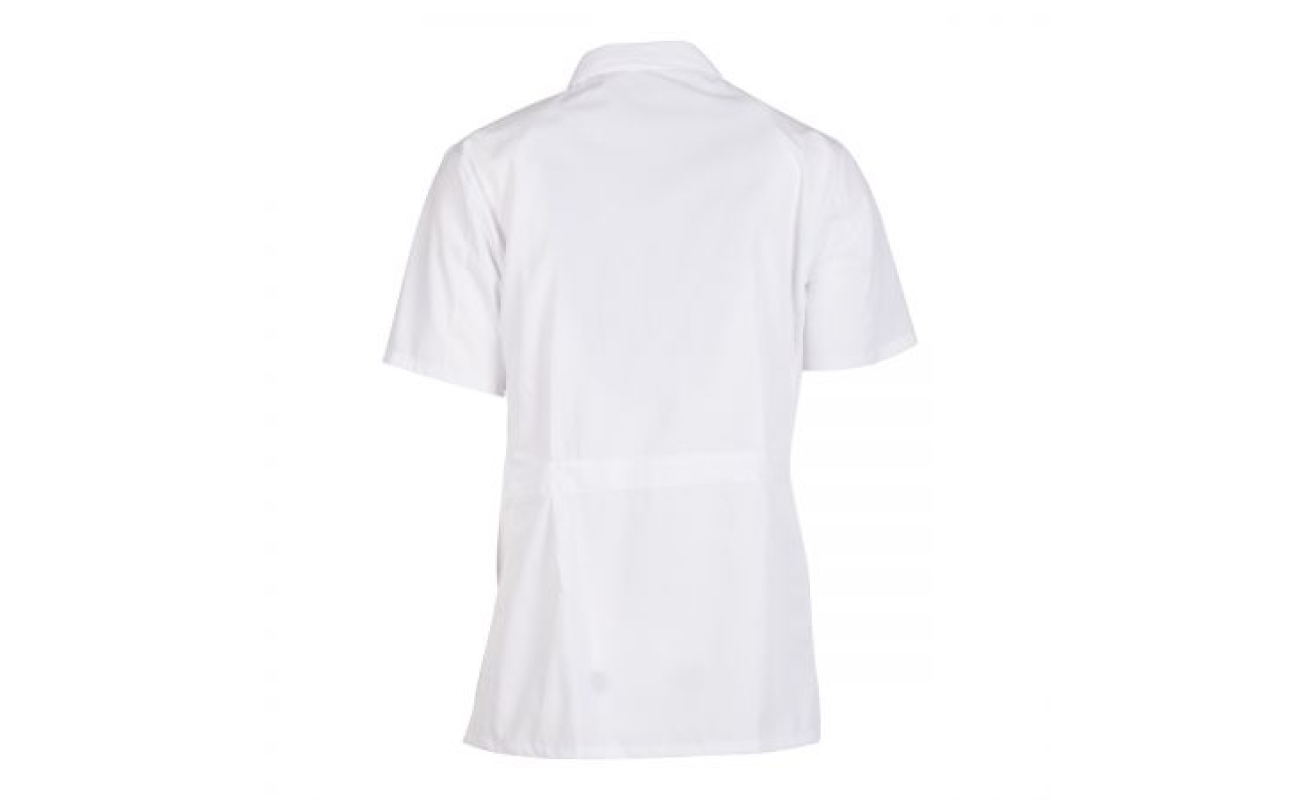 Ποδιά Αισθητικής & Κομμωτηρίου Με Τσέπες Και Γιακά Λευκή Small