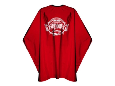 The Shave Factory Barber Cape Barber King Red