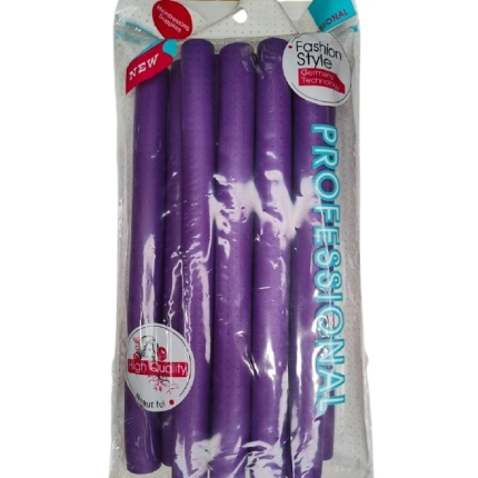 Rollers Μαλλιών Μωβ PU02922 10τμχ