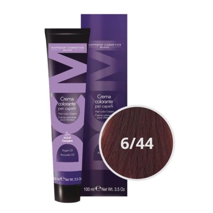 DCM Βαφή Μαλλιών Mahogany 6/44 Ξανθό Σκούρο Ακαζού Έντονο 100ml