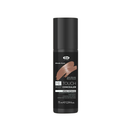Lisap Milano Retouch Spray Για Τις Ρίζες Ξανθό Σκούρο  75ml