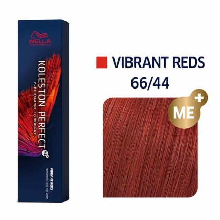 Wella Koleston Βαφή Μαλλιών 66/44 Έντονο Ξανθό Σκούρο Έντονο Κόκκινο 60ml