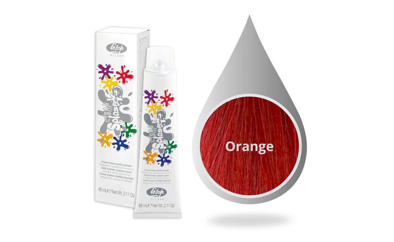 Lisap Milano Splasher Βαφή Πορτοκαλί 60ml