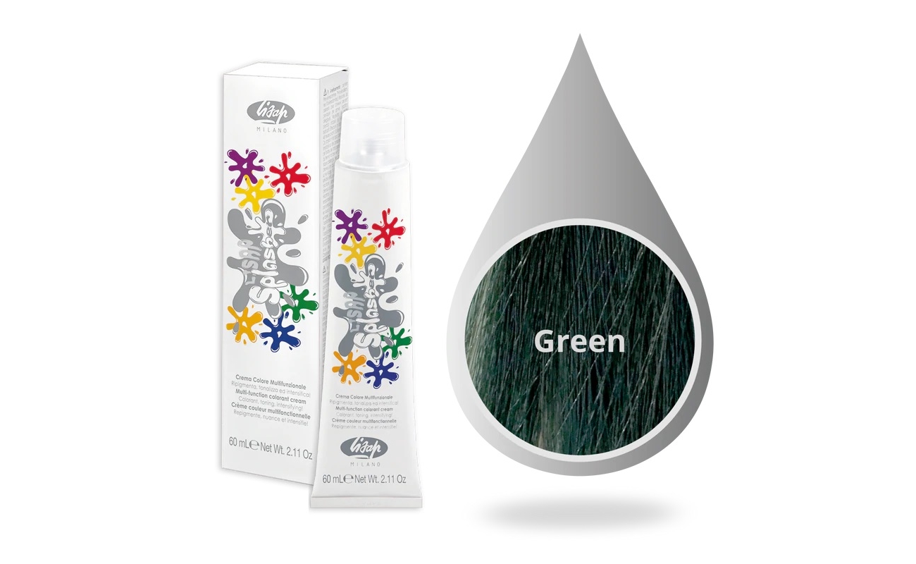 Lisap Milano Splasher Βαφή Πράσινο 60ml