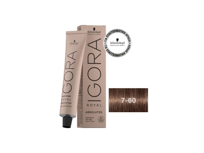 Schwarzkopf Igora Royal Βαφή Μαλλιών 7-60 Ξανθό Μεσαίο Μαρόν Φυσικό 60ml
