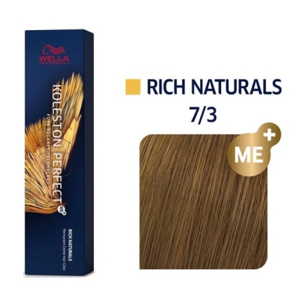 Wella Koleston Βαφή Μαλλιών 7/3 Ξανθό Χρυσό 60ml