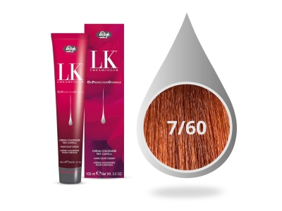 Lisap Milano OPC Βαφή Μαλλιών 7/60 Ξανθό Ανοιχτό Χάλκινο Φυσικό 100ml