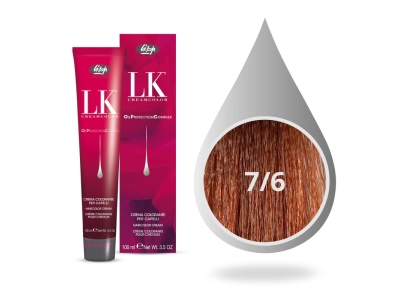 Lisap Milano OPC Βαφή Μαλλιών 7/6 Ξανθό Χάλκινο 100ml