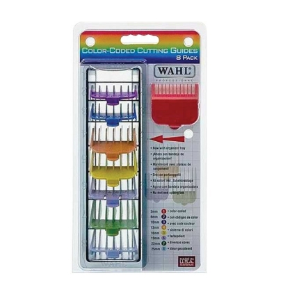 Wahl Taper Ανταλλακτικές Σχάρες Cutting Guides Χρωματιστά 8τμχ