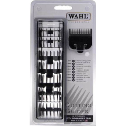 Wahl Taper Ανταλλακτικές Σχάρες Cutting Guides Μαύρα 8τμχ