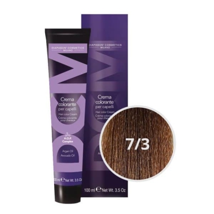 DCM Βαφή Μαλλιών Golden 7/3 Ξανθό Χρυσό 100ml