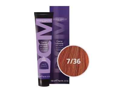 DCM Βαφή Μαλλιών Golden 7/36 Ξανθό Χρυσό Χάλκινο 100ml