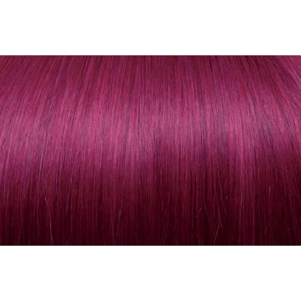 Seiseta Hair Extension Με Δέσιμο Κερατίνης 100% Φυσικό Μαλλί Fuchsia /1τμχ