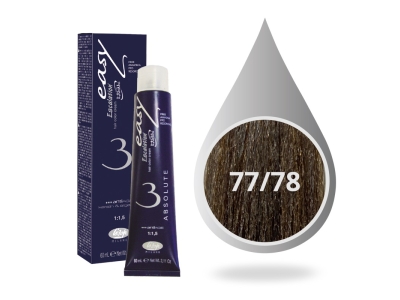 Lisap Milano Βαφή Μαλλιών Absolute 3 Χωρίς Αμμωνία 77/78 Ξανθό Μόκα Βαθύ 60ml