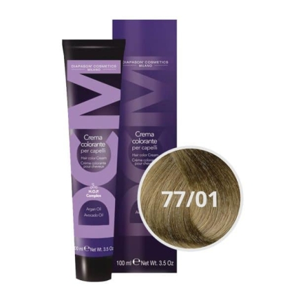 DCM Βαφή Μαλλιών Natural Deep Cool 77/01 Ξανθό Ψυχρό 100ml