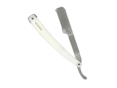 Vanta Straight Razor Black With Locking Lever White