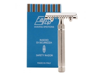 Fatip Safety Razor Piccolo Nickel Gentle Closed Comb