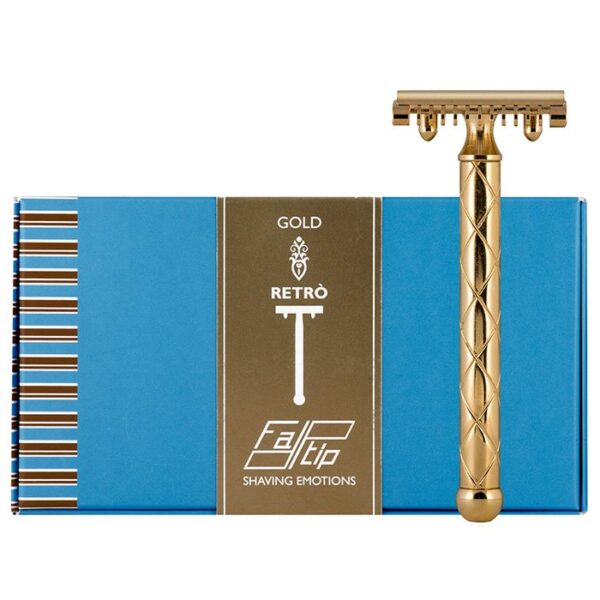 79-88-011 Fatip Safety Razor Retro Gold Original Open Comb