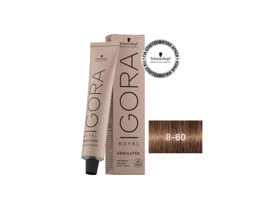 Schwarzkopf Igora Royal Βαφή Μαλλιών 8-60 Ξανθό Ανοιχτό Μαρόν Φυσικό 60ml