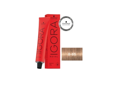 Schwarzkopf Igora Royal Βαφή Μαλλιών 8-65 Ξανθό Ανοιχτό Μόκα 60ml