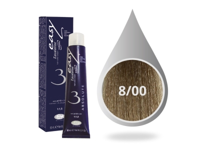 Lisap Milano Βαφή Μαλλιών Absolute 3 Χωρίς Αμμωνία 8/00 Ξανθό Ανοιχτό Βαθύ 60ml