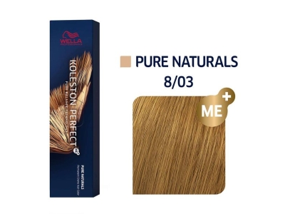 Wella Koleston Βαφή Μαλλιών 8/03 Ξανθό Ανοιχτό Φυσικό Χρυσό 60ml