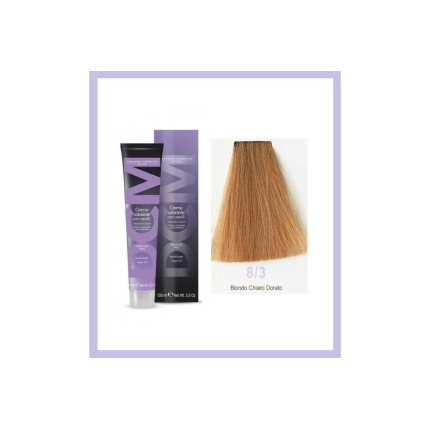 DCM Ammonia Free Βαφή Μαλλιών Golden 8/3 Ξανθό Ανοιχτό Χρυσό 100ml