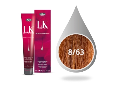 Lisap Milano OPC Βαφή Μαλλιών 8/63 Ξανθό Ανοιχτό Χάλκινο Ντορέ 100ml