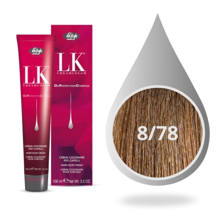 Lisap Milano OPC Βαφή Μαλλιών 8/78 Ξανθό Ανοιχτό Μόκα 100ml