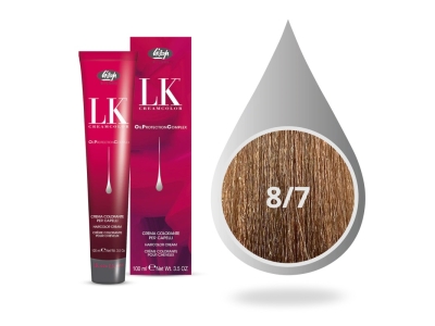 Lisap Milano OPC Βαφή Μαλλιών 8/7 Ξανθό Ανοιχτό Μπεζ 100ml