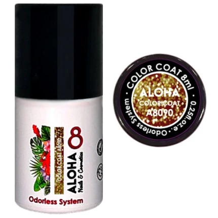 Aloha Ημιμόνιμο A8090 Bronze Glitter 8ml