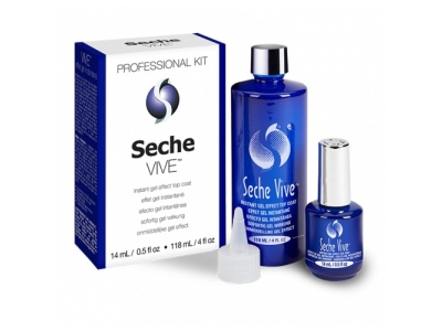 Seche Vive Gel Effect Top Coat 118ml+14ml