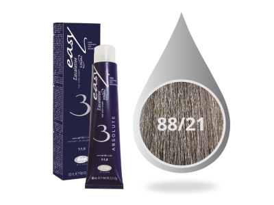 Lisap Milano Βαφή Μαλλιών Absolute 3 Χωρίς Αμμωνία 88/21 Ξανθό Ανοιχτό Βαθύ Ψυχρό 60ml